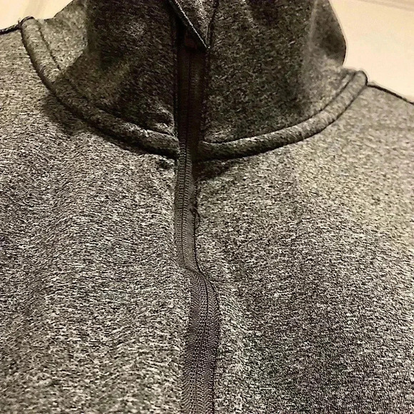 Reebok Women’s Pullover Sweatshirt 1/4-zip Grey Sz. Large - Picture 4 of 6